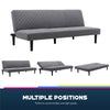 3 Seater Fabric Sofa Bed Recliner Sofa Guest Sleeper Bed Settee Single Sofabed