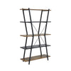 Industrial Bookshelf Shelving Unit Rustic Wood Bookcase 5/6 Tier Storage Display