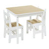 Kids Table and Chairs Set Wooden Preschoolers Children's Table with 2 Chairs Set