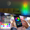 Tall Slim Music Sync RGB LED Corner Floor Lamp Neon Lights Bar Party Wall Light