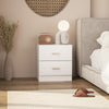 Bedside Table with 2 Drawers, Nightstand, Cabinet Drawers Side Storage Unit