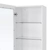 8 Tiers Tall 190cm Storage Cabinet Freestanding Storage Organizer w/ Glass Door