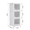 Kitchen Pantry Cupboard Bamboo Storage Cabinet Display Organizer Freestanding