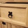 Corona Sideboard 3 Door 3 Drawer Mexican Solid Waxed Pine Furniture Storage Unit