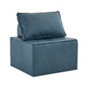 Free Combination Leather Sofa Cube with Detachable Backrest Sectional Floor Sofa