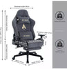 Gaming Chair, Computer Chair with Footrest, Headrest and Lumbar Support