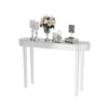 UK Modern Mirrored Glass Console Table Glam Dressing Table Bedroom Make-Up Table