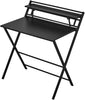 Foldable Computer Desk 2 Tier Laptop Table Space Saving Home Office