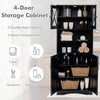 Freestanding Pantry Cabinet Kitchen Cupboard Sideboard Cabinet w/ Shelves