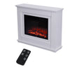 Standing 30 Inch Electric Fireplace Inserted Fire Heater with MDF Surround Suite
