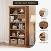 5 Tier Wooden Bookcase Open Display Shelf Bookshelf Unit Bookcase Home Decor