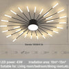 LED Ceiling Light Modern Dimmable Ceiling Lamp Flush Mount Gold/Black Design wit
