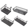 Metal Flower Holder Shelf Balcony Hanging Pots Basket Plant Garden Wall Storage