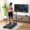 Steel Folding Motorised Home Treadmill Walking Machine with LCD Monitor Blue