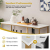 3-Tier Wooden Buffet Sideboard Modern Pantry Storage Cabinet With 3 Compartments