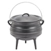 Potjie Pot Outdoor Camping Fire Cooking Dutch Oven Cast Iron Cooker W/ Handle 8L