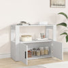 Gecheer Sideboard Buffet Cabinet White 80x30x60 Engineered Wood Side O6C4