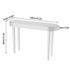 Gorgeous Antiqued Silver Mirrored Console Table Bevelled Edges Glass Side Table
