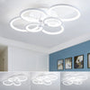 4/6/8Head LED Ceiling Light Modern Lamp Ring Chandelier Light Living Dining Room