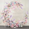 Large Half Moon Wedding Arch Metal Frame Backdrop Stand Party Props Flowers Rack