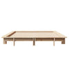 Bed Frame 120x200 Solid Wood Pine Z0T8