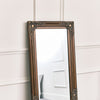 Tall Ornate Gold Wall Mirror 47cm x 142cm metallic antique leaner full length