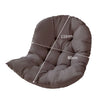Hanging Rattan Egg Chair Cushion Replacement Seat Pad Swing Egg Chairs Mat Grey