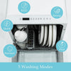 Table Top Dishwasher Mini Countertop Dishwasher Portable 6 Programs Built in 5L