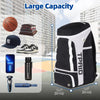KINGSLONG Basketball Backpack, Soccer Backpack Basketball Equipment Bag with