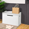 Large Toy Storage Chest Living Room Flip Top Wooden Box Organizer