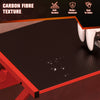 Corner Gaming Desk w/ Adjustable Monitor Stand Cup Holder Red