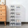 12PCS Shoe Storage Box Stackable Boxes Multipurpose Pack Sneaker Containers Bins