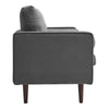 Modern Velvet Tufted Couch Upholstered Sofa Chair Loveseat with 2 Pillows Lounge