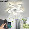 LED Ceiling Fan with Light Lighting Adjustable Wind Speed With Remote Control Xz