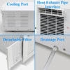Portable Air Conditioner 3754 BTU 1100W Remote Control Warm/Cool Quiet UK Plug
