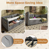 Daybed Upholstered Bed 3ft Single Sofa Bed with Storage, Velvet Grey 90 x 190 cm