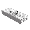 Ottoman Storage Gas Lift Bed Upholstered 4ft6 Double Bed Frame with Drawer Grey