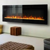 LED Fireplace Media Wall Fire Wall Mounted / Standing Electric Heater 40-100in