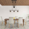 Dining Room Chairs Set of 2 Parson Accent Diner Chairs w/ Solid Wood Legs Beige