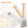 42,000 BTU Outdoor Patio Gas Heater 13KW Pyramid Propane Heater with Wheels