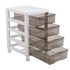 Plastic Storage Drawers Cabinet Chest Makeup Cosmetic Organiser Floor Standing
