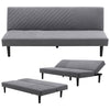 3 Seater Fabric Sofa Bed Recliner Sofa Guest Sleeper Bed Settee Single Sofabed