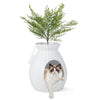 Smart Plant Cat Litter Box Electronic Odor Removal & Sterilization w/ Faux Plant