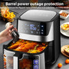 10.5L Air Fryer Cooker Ovens Low Fat Healthy Oil free Frying Kitchen Grill Set