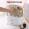 Large Cosmetic Skincare Organiser Tabletop Make-Up Storage Case 2 Drawers Box UK