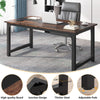 63 Inch Executive Desk, Modern Large Office Computer Desk Simple Workstation