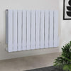 Oil Filled Panel Heater Electric Wall Mounted Programmable Timer & Thermostat