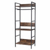 Heavy Duty Clothes Rail Storage Adjustable Garment Stand Hanging Display Shelf