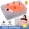 Electric Heated Blanket Warm Over Throw Fleece Digital Control Timer Mattress