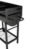 Charcoal BBQ Grill Trolley Barbecue Patio Outdoor Garden Heating Smoker 3 Levels